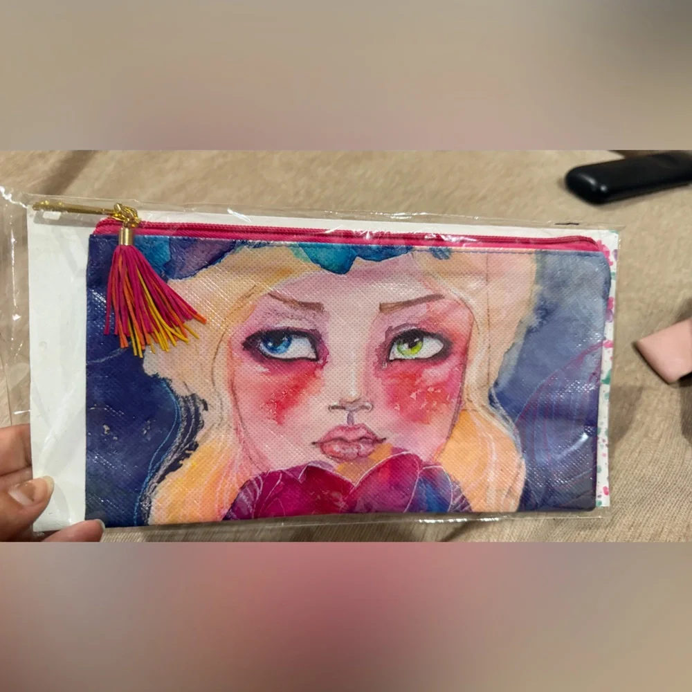 Face art pencil case/makeup case